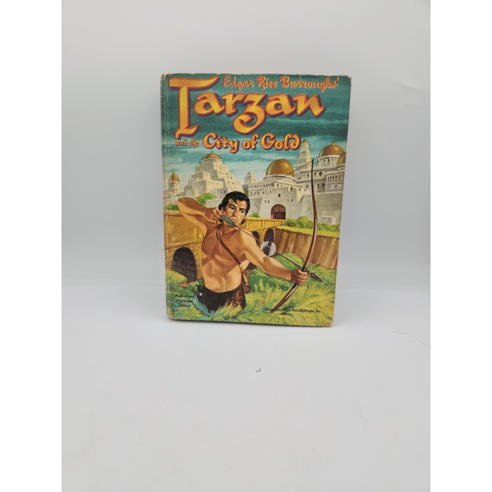 Tarzan and‎ the City of Gold by Edgar Rice Burroughs First 1st Edition VG HC